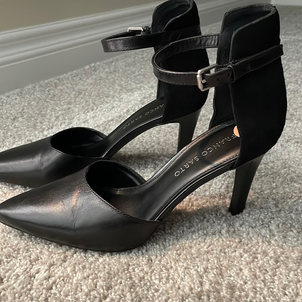 Franco Sarto ankle strap pumps